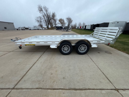 New 2026 Aluma 8016TA-EL-BT-RTD Utility Trailer