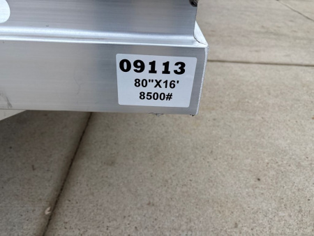 New 2026 Aluma 8016TA-EL-BT-RTD Utility Trailer