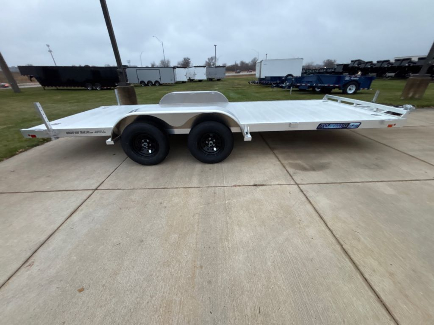 New 2026 Aluma 8218ESA-TA-EL-R-RTD Utility Trailer