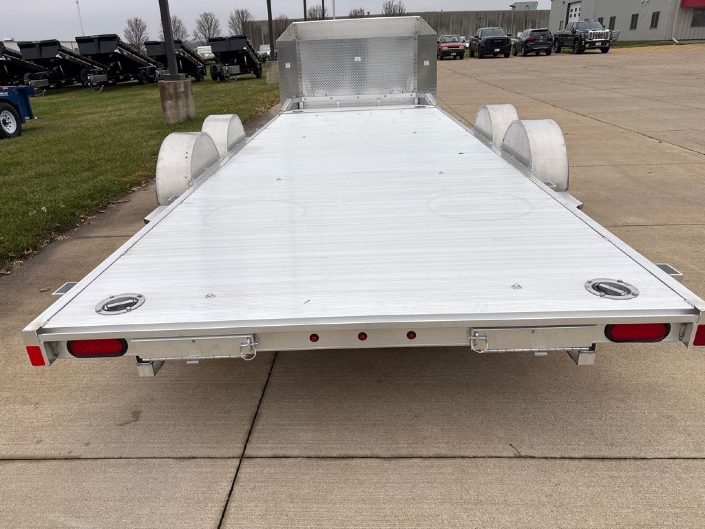 New 2026 Aluma 8218LP-TILT-TA-EL-R- Utility Trailer