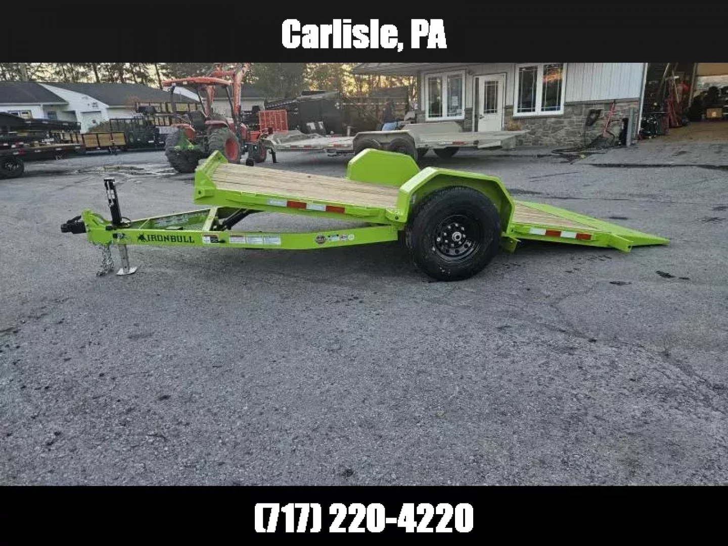 Used 2026 Iron Bull TSB8012071ET1NSG Equipment Trailer