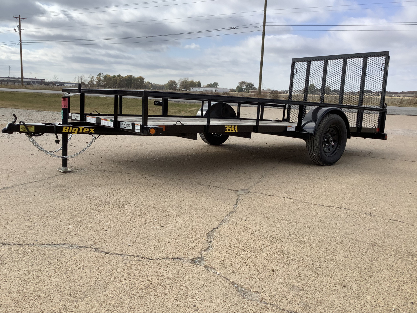 New 2026 Big Tex Trailers 35SA-14R1A-4PBK Utility Trailer
