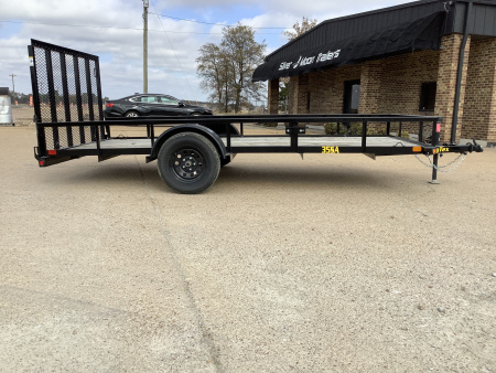 New 2026 Big Tex 35SA-14 Single Axle 77x14 Utility Trailer