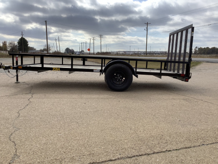 New 2026 Big Tex 35SA-14 Single Axle 77x14 Utility Trailer