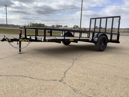 New 2026 Big Tex 35SA-14 Single Axle 77x14 Utility Trailer
