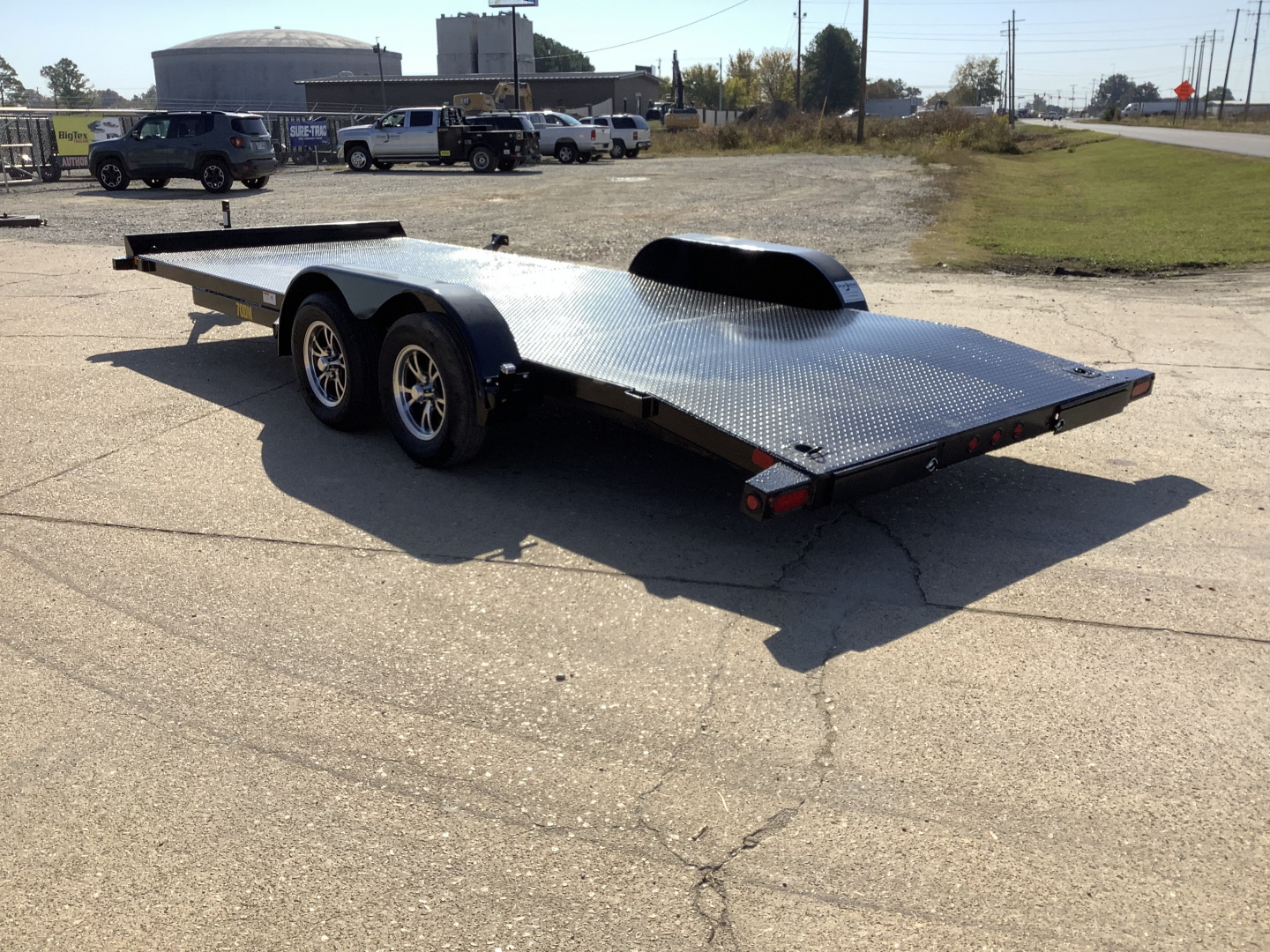 New 2026 Big Tex 70DM-20 Tandem Axle Steel Floor (7K) 83x20 Car Hauler