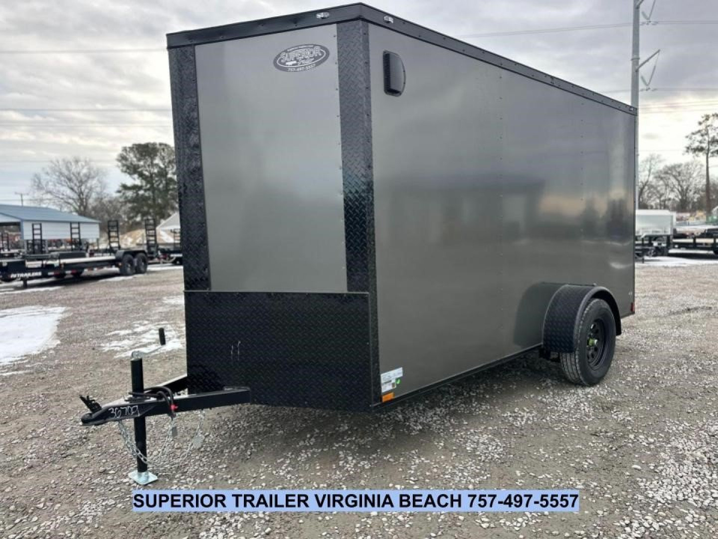 New 2026 Anvil 6X12 w/ Black Out Pkg & Ramp Cargo / Enclosed Trailer