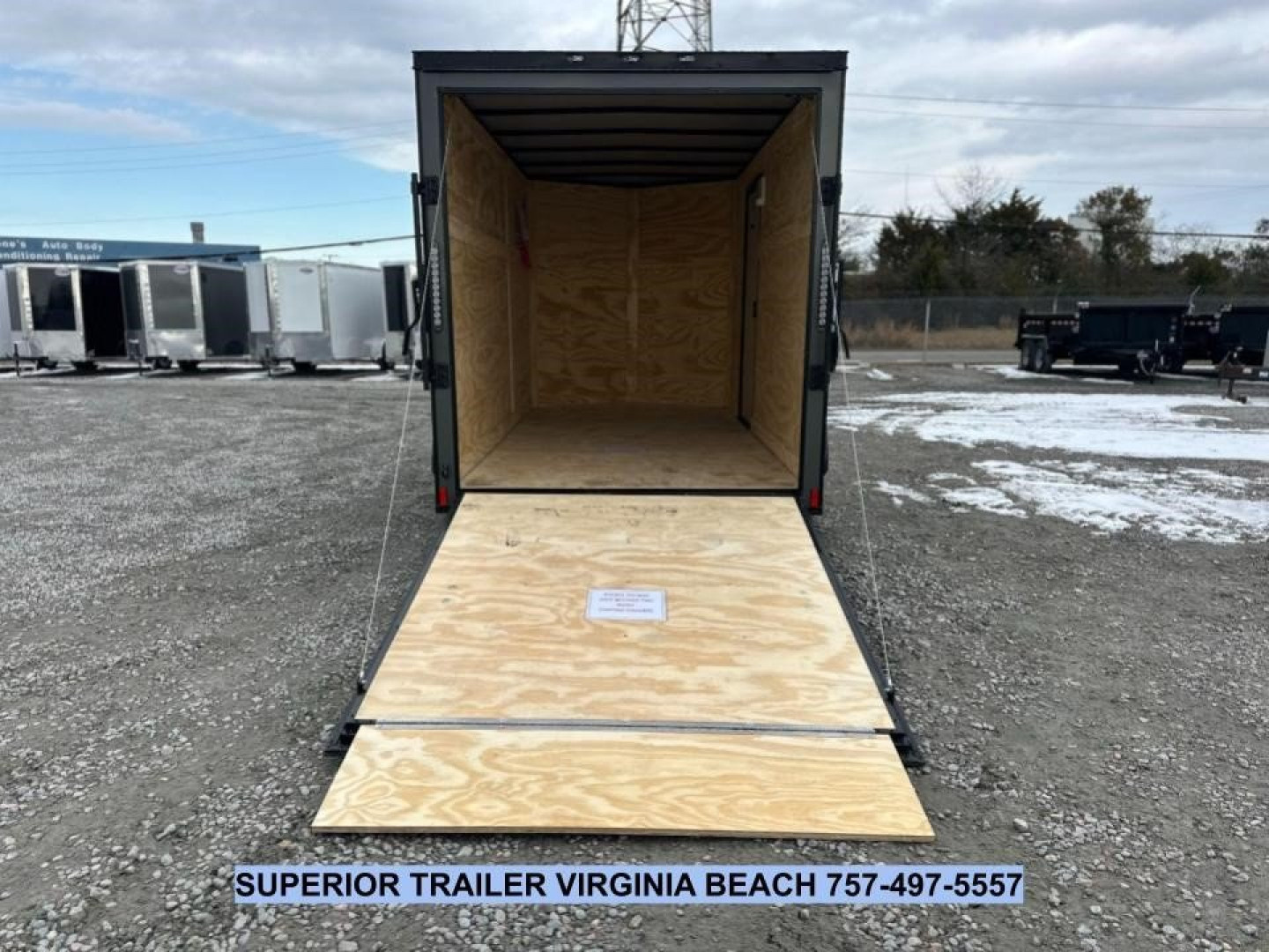 New 2026 Anvil 6X12 w/ Black Out Pkg & Ramp Cargo / Enclosed Trailer