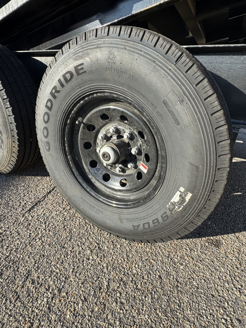 New 2026 Load Trail 83"x14' Dump, 14 Ply Rubber, 7 Ga Floor, Solar Charger, Wet Bolt Kit, HD Hoist