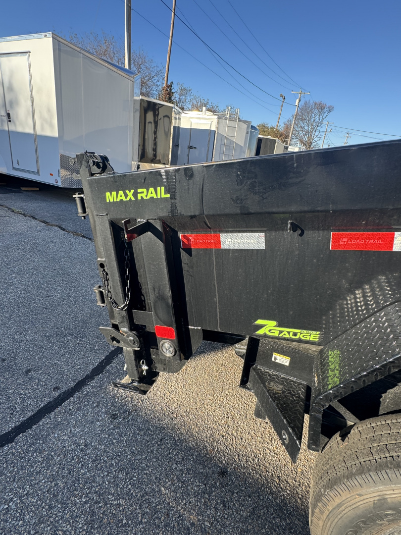 New 2026 Load Trail 83"x14' Dump, 14 Ply Rubber, 7 Ga Floor, Solar Charger, Wet Bolt Kit, HD Hoist