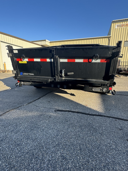 New 2026 Load Trail 83"x14' Dump, 14 Ply Rubber, 7 Ga Floor, Solar Charger, Wet Bolt Kit, HD Hoist