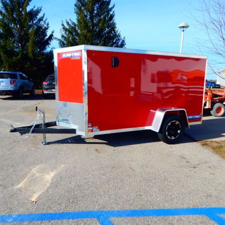 New 2026 Sure-Trac 5x10 3k Pro-Series Wedge Cargo / Enclosed Trailer