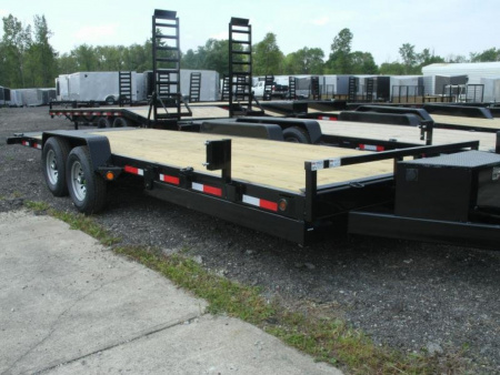 New 2026 Quality Steel and Aluminum 83 x 18 Tilt -10K Tilt Trailer