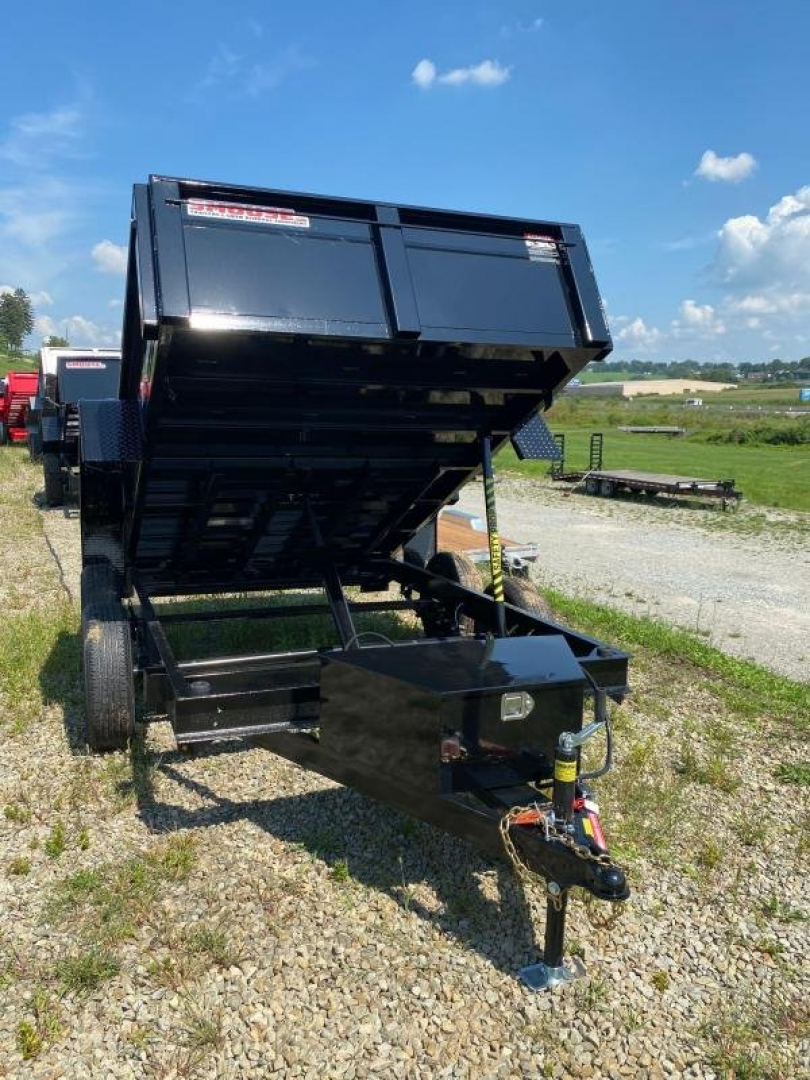 New 2026 BWise 6x10 Lo Pro Equipment Dump w/ Underbody Ramps (7000# GVW)