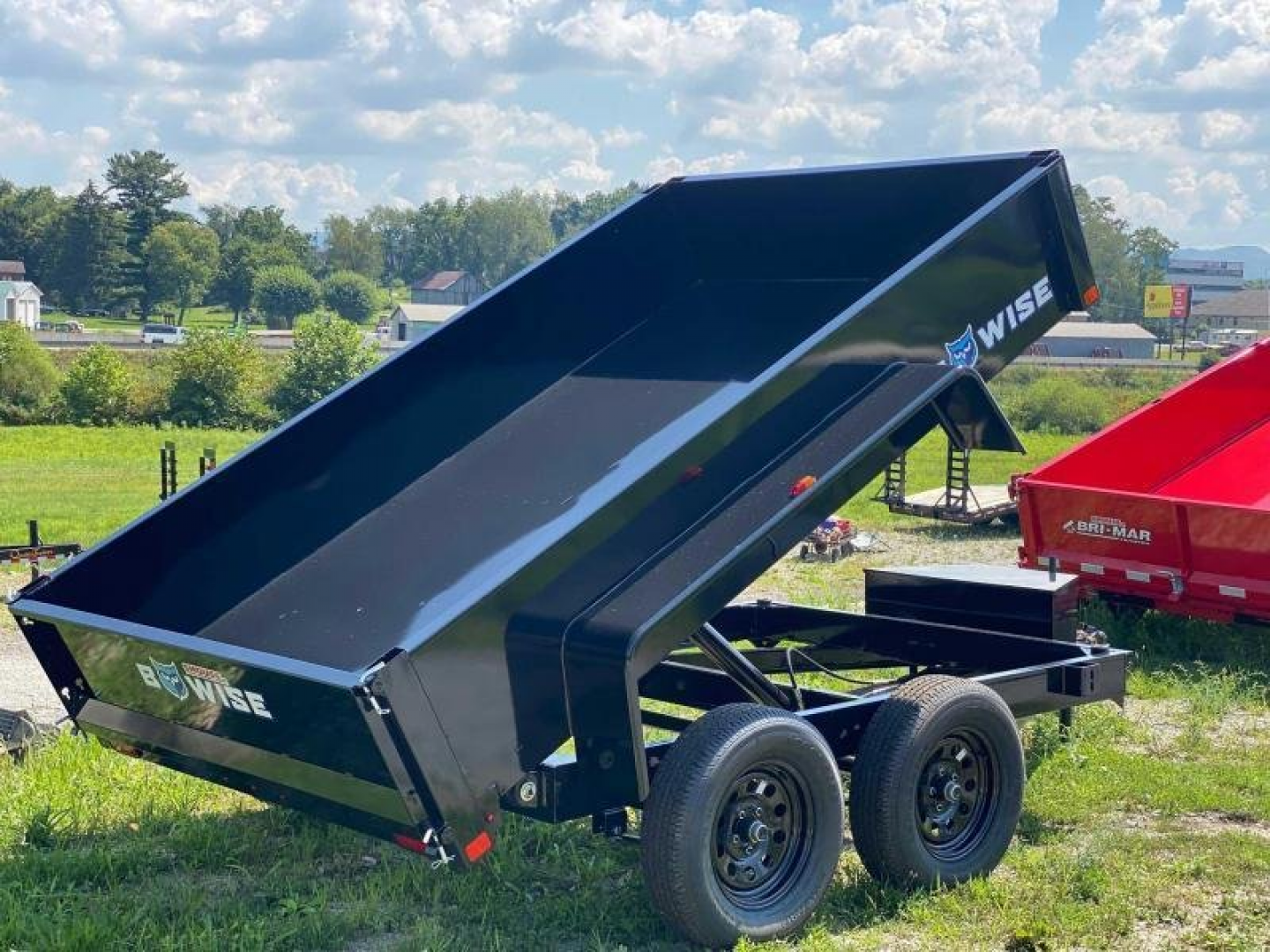 New 2026 BWISE 6x10 Lo Pro Dump Trailer w/ One Piece Gate