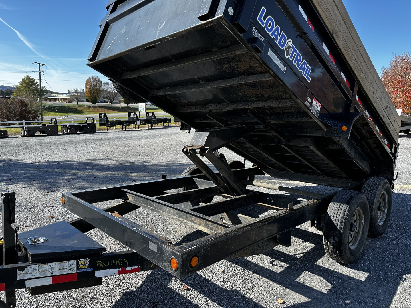 Used 2015 Load Trail 83x14 Dump Trailer