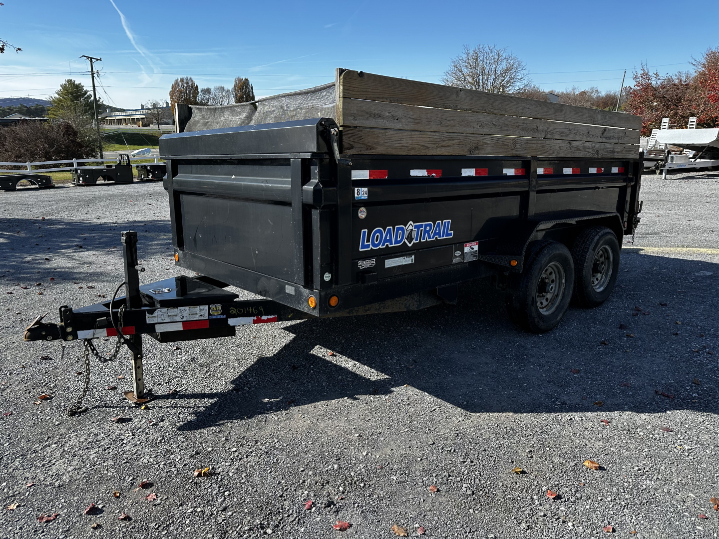 Used 2015 Load Trail 83x14 Dump Trailer