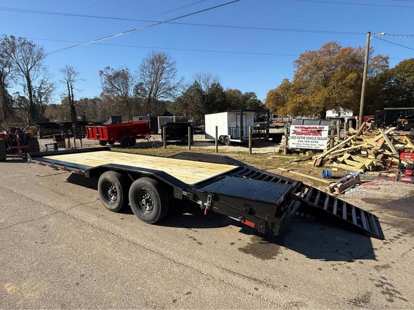 New 2026 Oak Ridge 102x22 14k Equipment Trailer