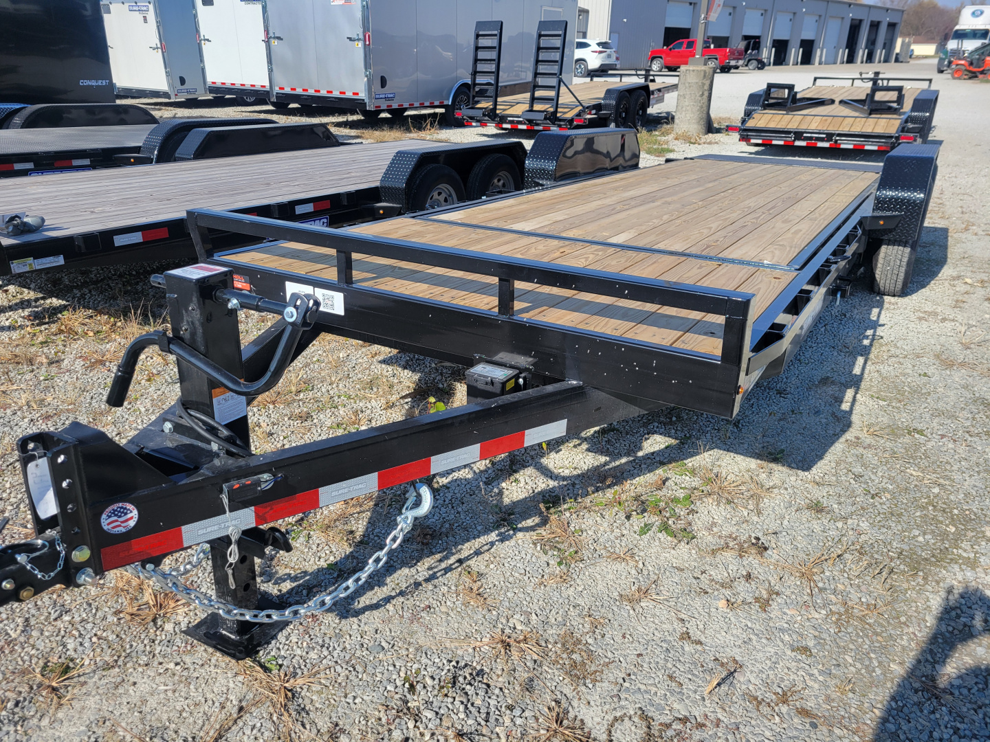 New 2026 Sure-Trac 7x18+4 Equipment 14K Tilt Trailer