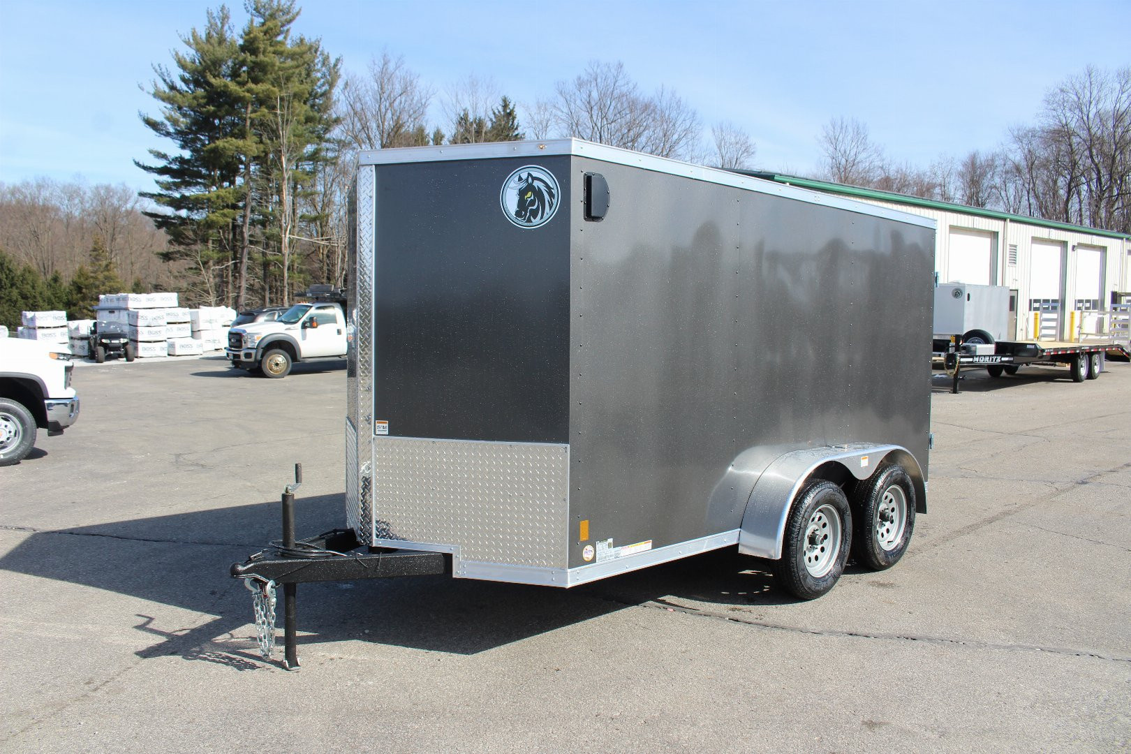 New 2026 Darkhorse Cargo DHW 6' x 12' Enclosed Trailer - DOUBLE REAR DOOR- 6' Interior Height - 7000# GVW