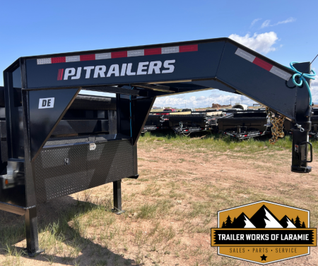 New 2026 PJ DE 16' HD 24k Dump Trailer- Goose Neck-Hydraulic Jacks