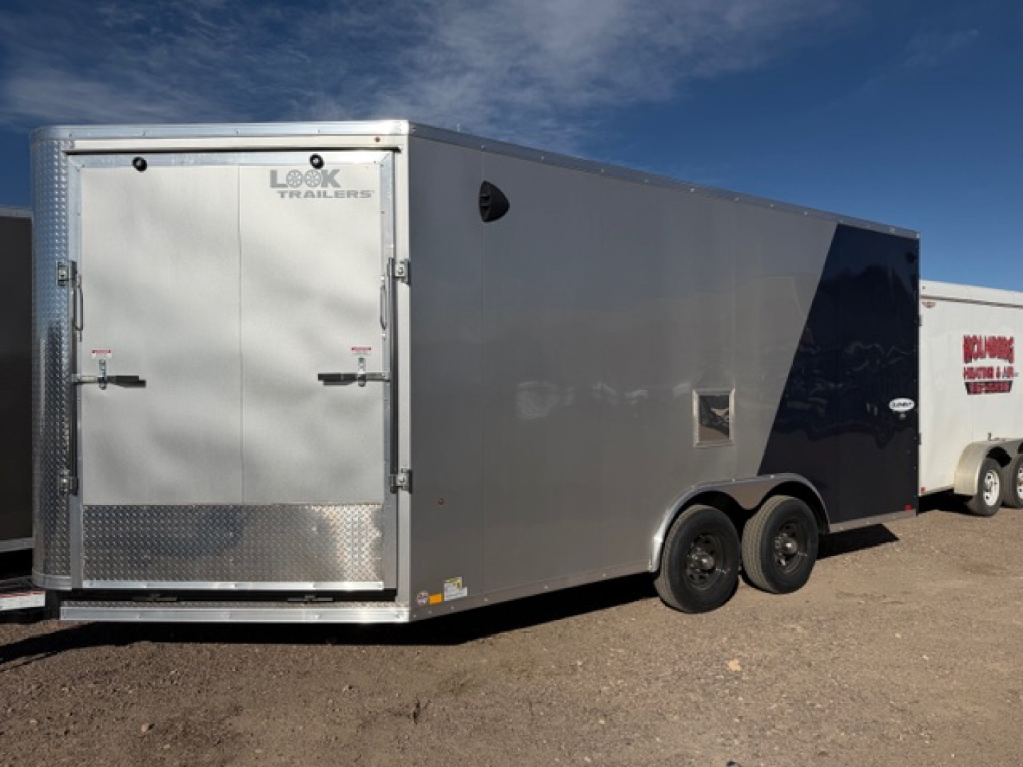 New 2026 Look Trailers Snowmobile Trailer ELEMENT - 8.5X21-- WITH RAMP IN V-NOSE