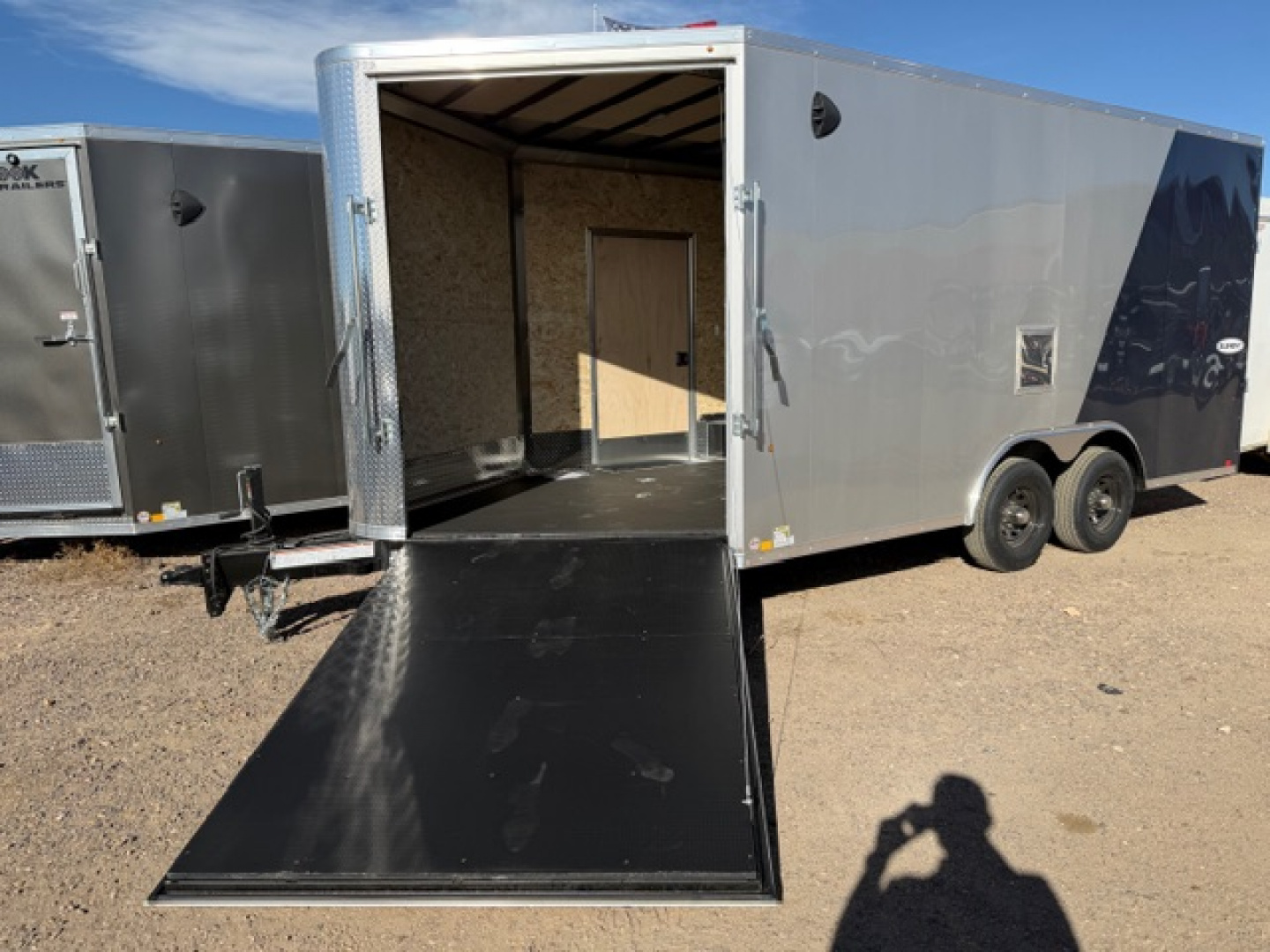 New 2026 Look Trailers Snowmobile Trailer ELEMENT - 8.5X21-- WITH RAMP IN V-NOSE