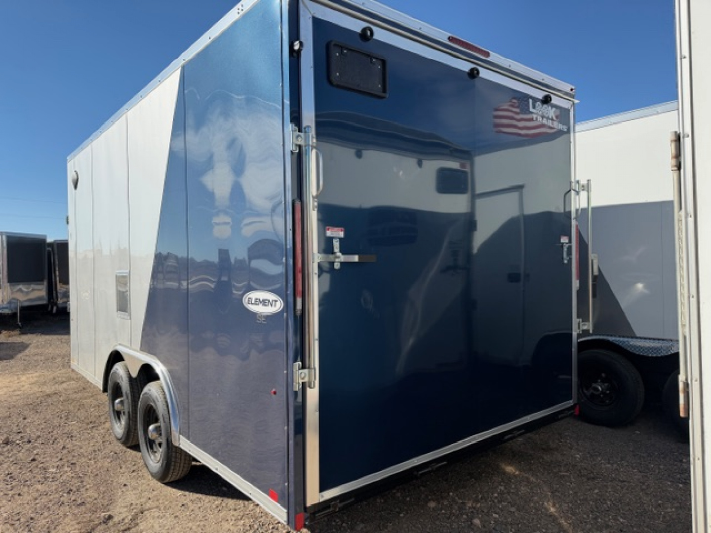 New 2026 Look Trailers Snowmobile Trailer ELEMENT - 8.5X21-- WITH RAMP IN V-NOSE