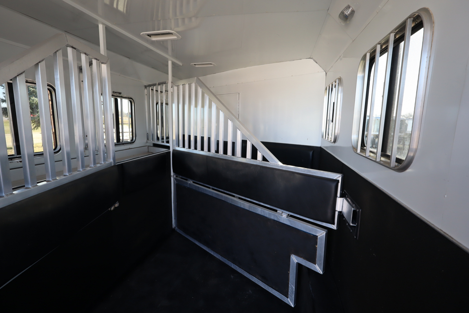 Used 2014 Bison Trailers 3 Place LQ Horse Trailer