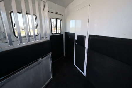 Used 2014 Bison Trailers 3 Place LQ Horse Trailer