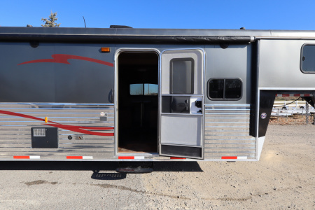 Used 2014 Bison Trailers 3 Place LQ Horse Trailer