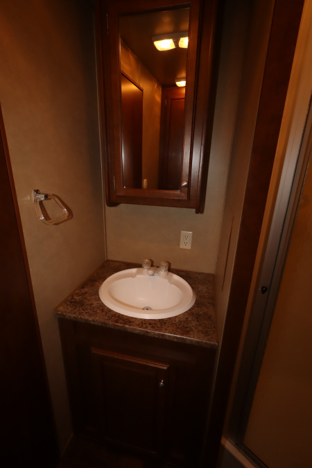 Used 2014 Bison Trailers 3 Place LQ Horse Trailer