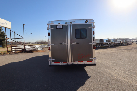 Used 2014 Bison Trailers 3 Place LQ Horse Trailer