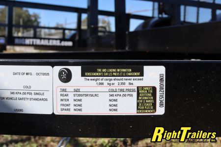 New 2026 5X8 Triple Crown Utility Trailer