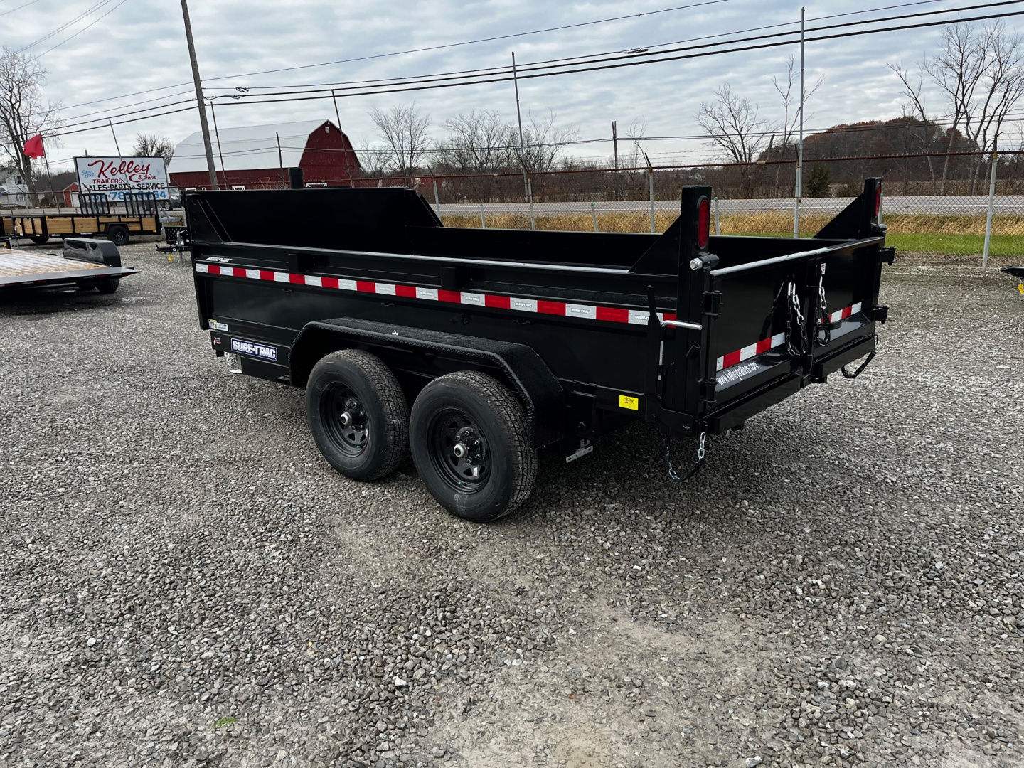 New 2026 Sure-Trac 72"x12 10K Telescopic Dump Trailer