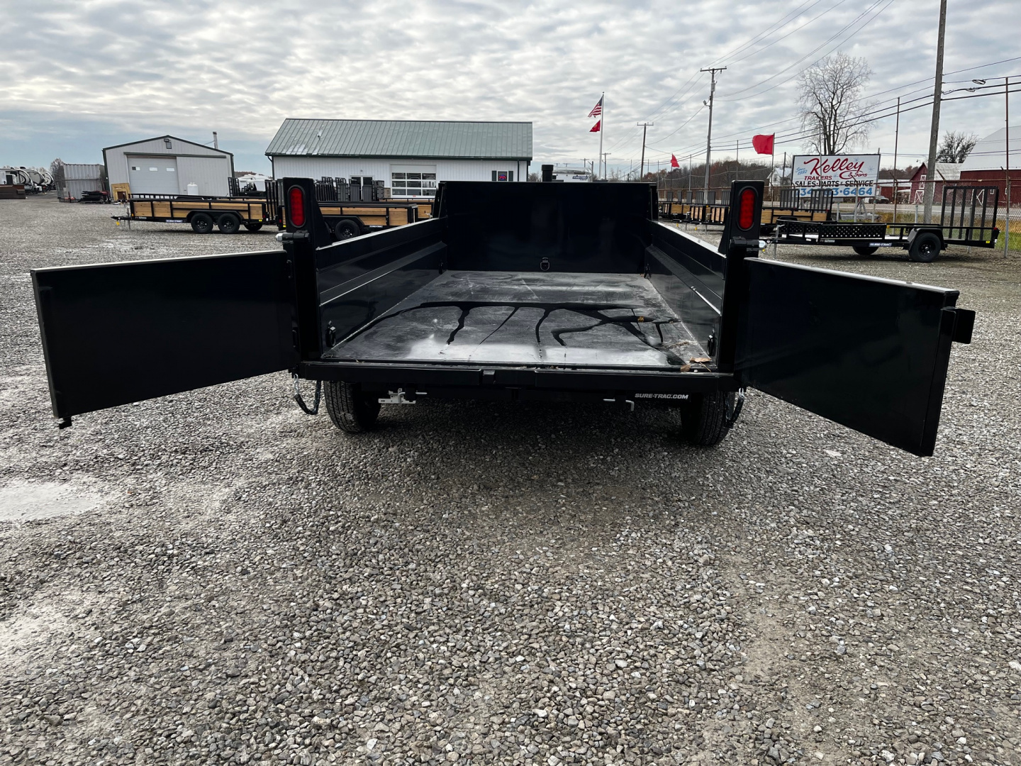 New 2026 Sure-Trac 72"x12 10K Telescopic Dump Trailer