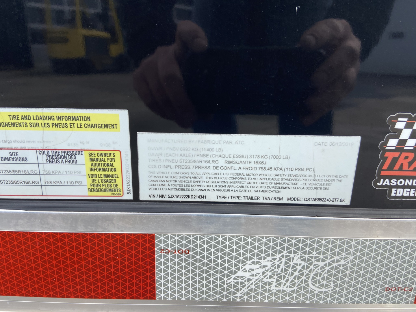 Used 2019 ATC QSTAB8522+0-2T7 Stacker