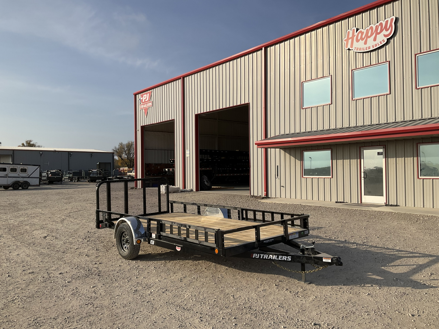 New 2026 PJ 77"x14' Single Axle Utility Trailer - U7