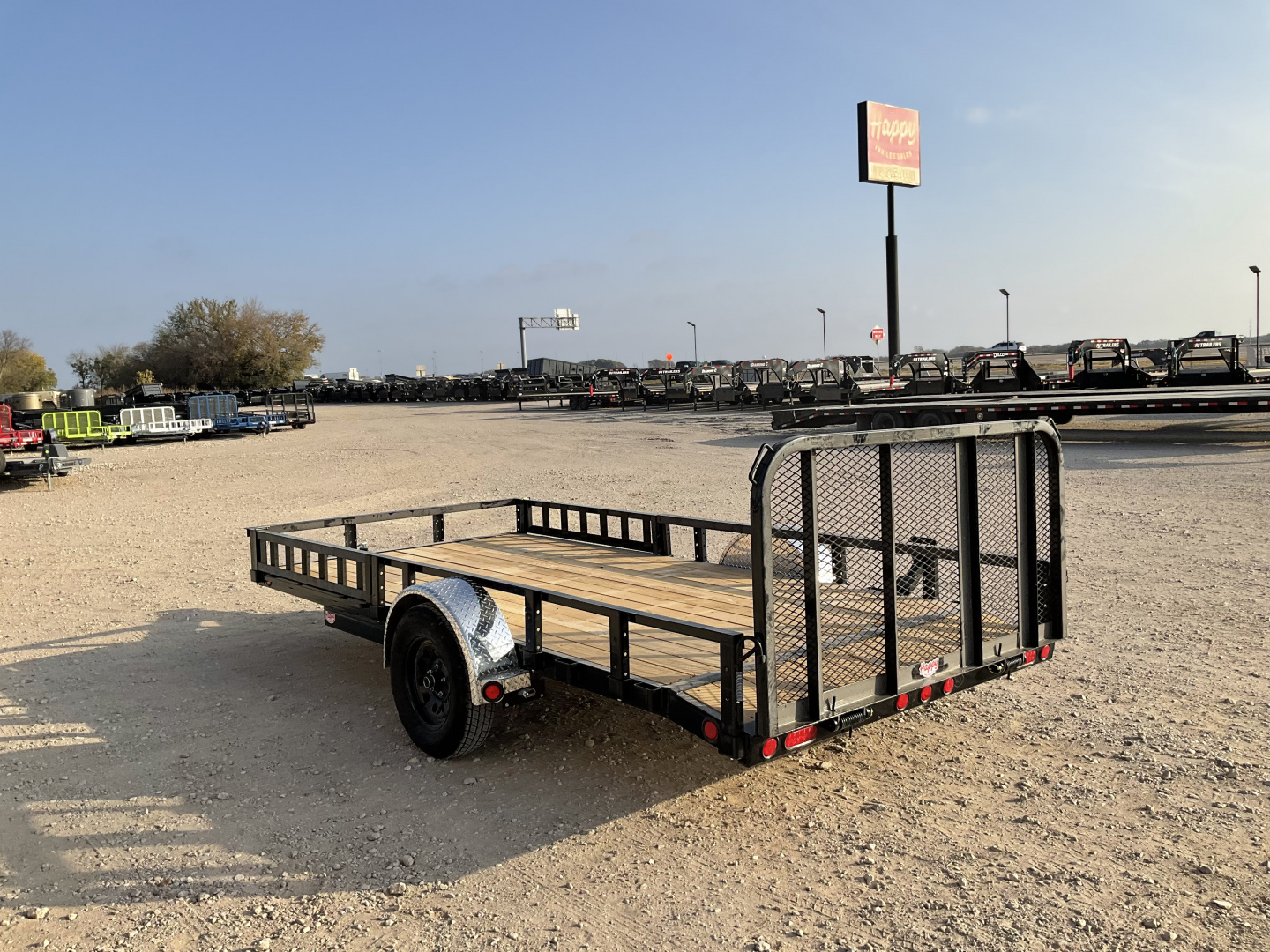 New 2026 PJ 77"x14' Single Axle Utility Trailer - U7