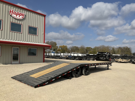 New 2026 PJ 102"x32' GN Low Pro Hydraulic Dovetail w/ Duals - LY