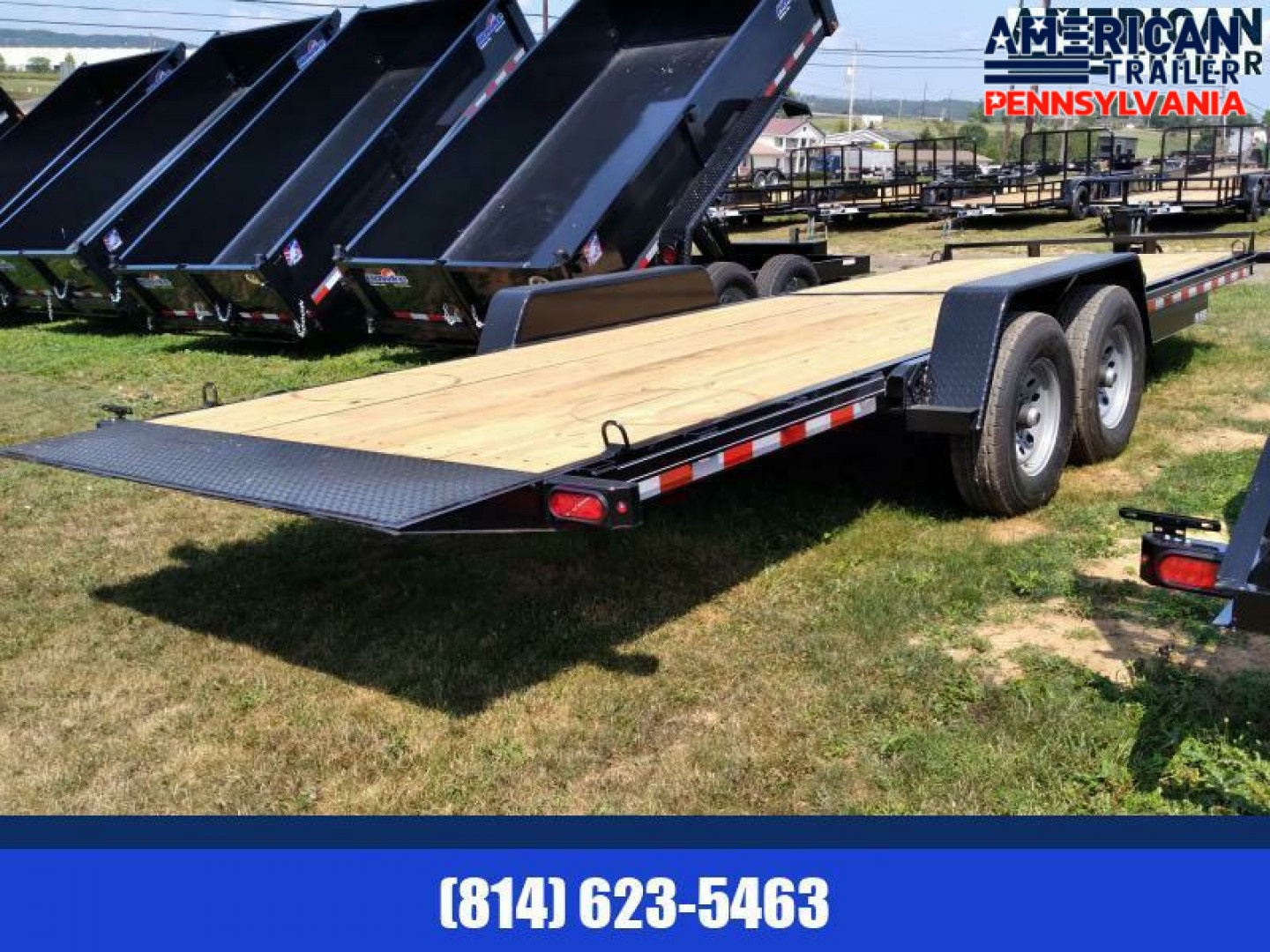 New Quality Trailers - Pro Grade - Split Tilt - 22' - 15000 GVWR