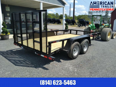 New Quality Trailers General Duty Landscaper/ 82"x 14’ - 7000 GVWR
