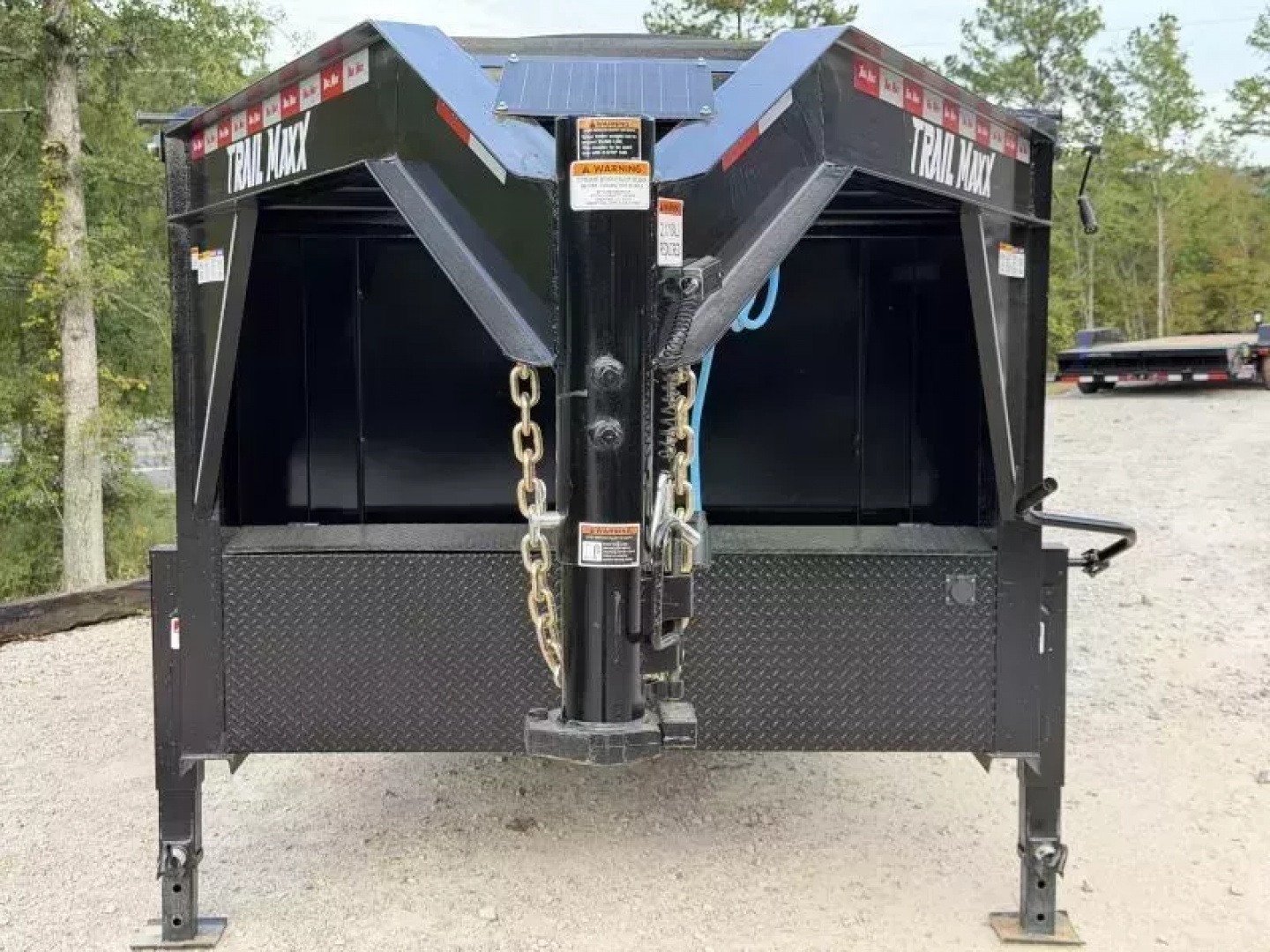 New 2026 TrailMaxx Trailers 83X16 HIGH SIDE 14K GVWR GOOSENECK Dump Trailer