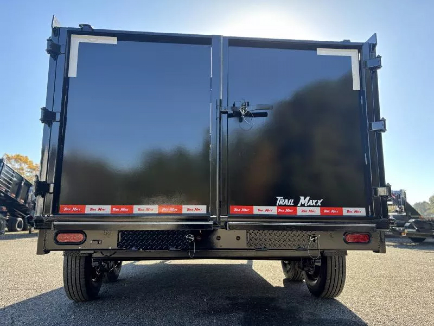 New 2025 TrailMaxx Trailers 83X14 HIGH SIDE TELESCOPIC GOOSENECK Dump Trailer