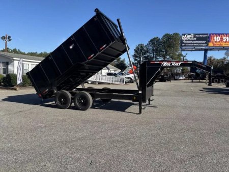 New 2025 TrailMaxx Trailers 83X14 HIGH SIDE TELESCOPIC GOOSENECK Dump Trailer