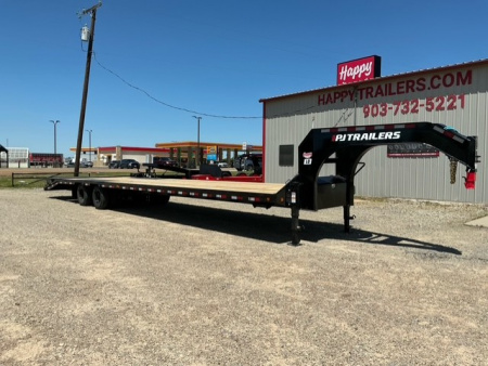 New 2026 PJ 102"x40' GN Low-Pro Flatbed w/ Duals - LD