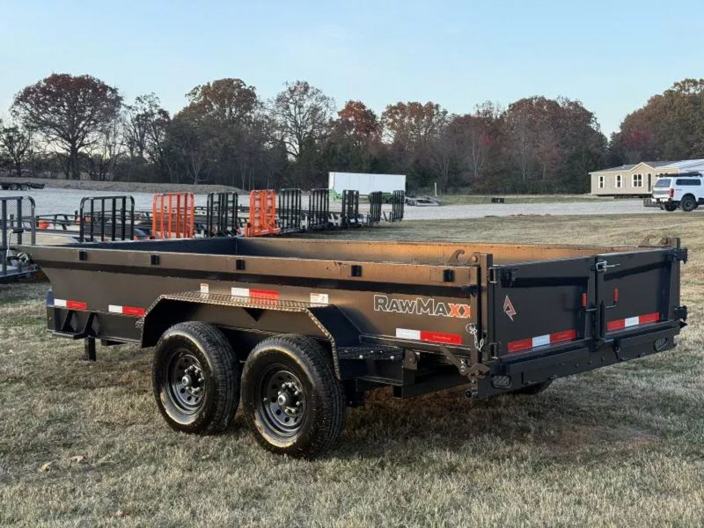 New 2026 RawMaxx GDX 83X14 14K GVWR Dump Trailer