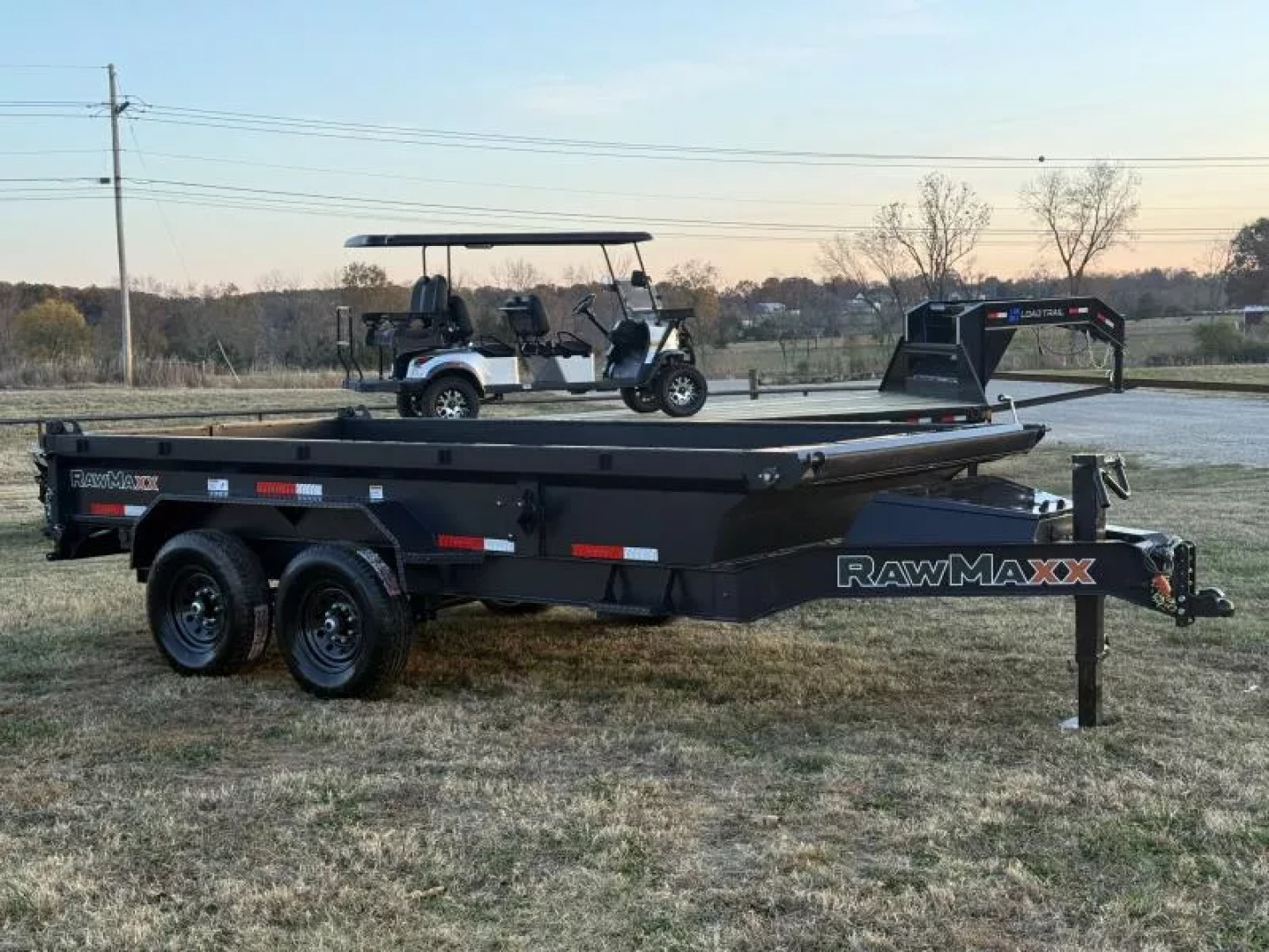 New 2026 RawMaxx GDX 83X14 14K GVWR Dump Trailer