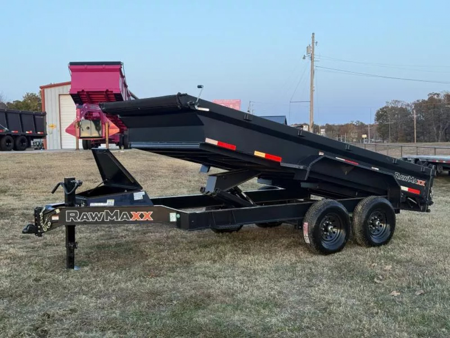 New 2026 RawMaxx GDX 83X14 14K GVWR Dump Trailer