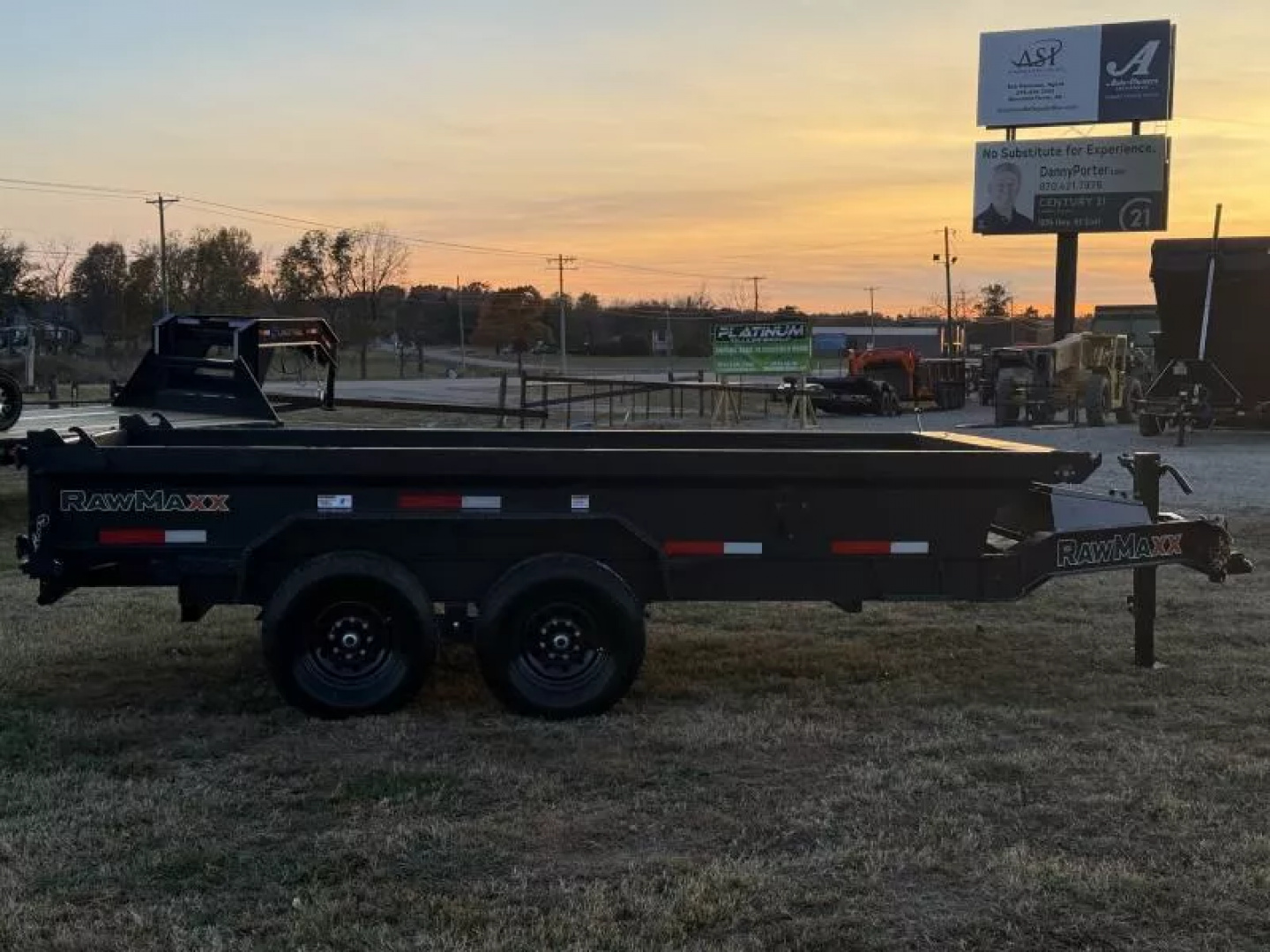 New 2026 RawMaxx GDX 83X14 14K GVWR Dump Trailer